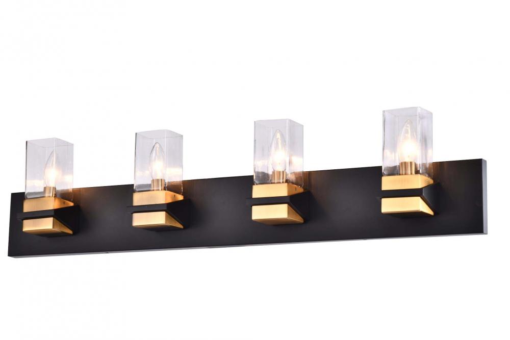 Vanity Wall Aged Brass/Black