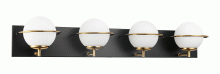 Vinci Lighting Inc. VL1002-4AB/BK - Ricci Vanity Wall Aged Brass/Black