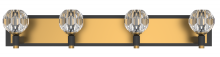 Vinci Lighting Inc. VL1825-4AB/BK - Vanity Wall Aged Brass/Black