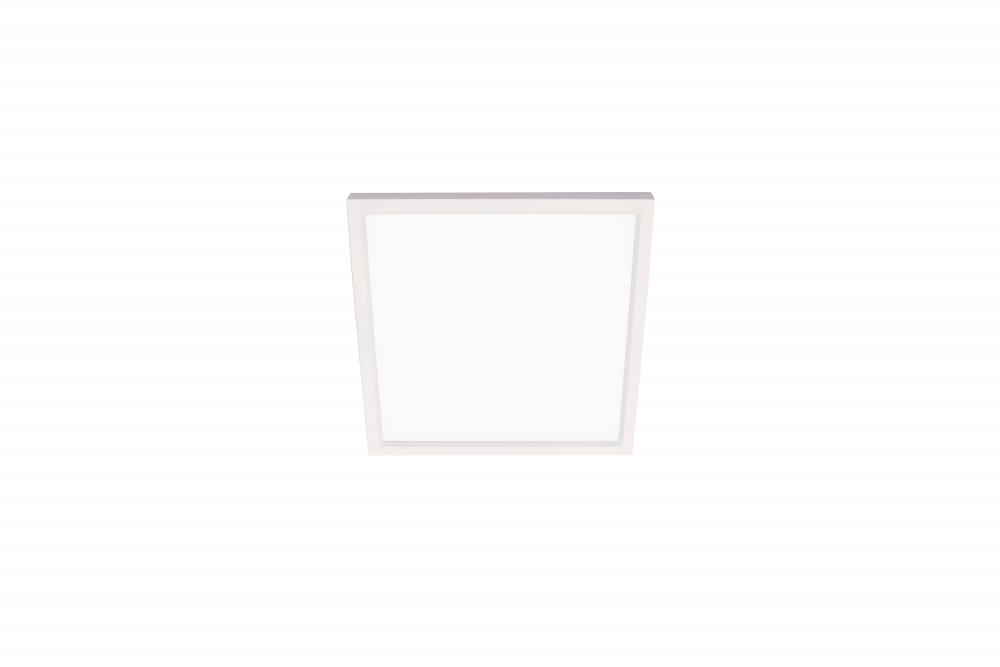 Edge Square 9&#39;&#39; Flush Mount LED 120V,5 CCT,WH