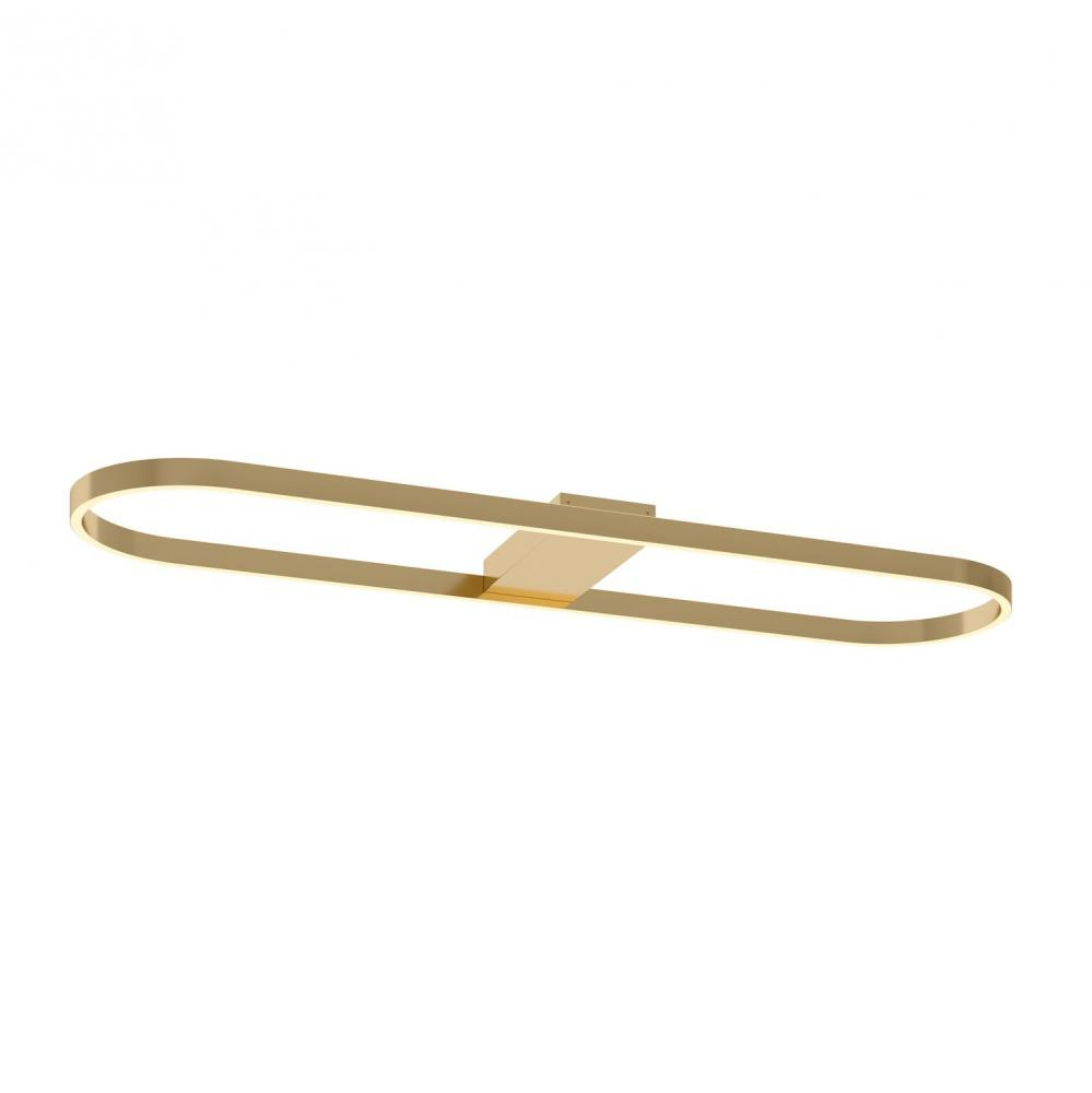 Glo 48&#39;&#39; Linear Semi-Flush LED 40W 120V SB