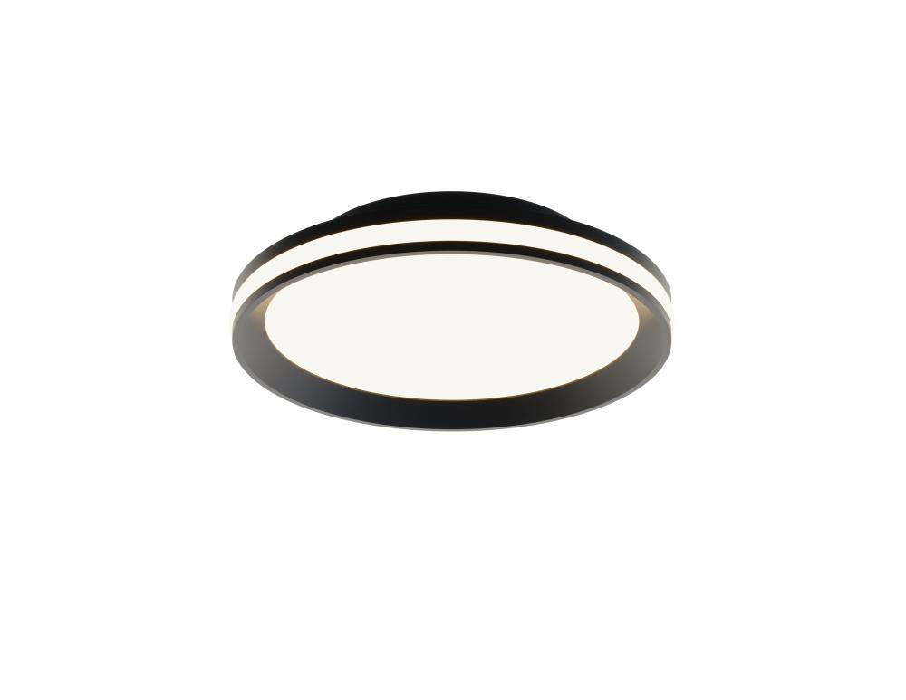 Sona 12&#39;&#39; Flush Mount LED 25W 120V BK