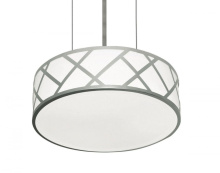 AFX Lighting, Inc. (Canada) HVNP13LAJUDSN - Haven 13'' LED Pendant - 18W 120-277V - Satin Nickel