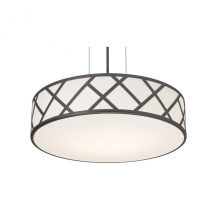AFX Lighting, Inc. (Canada) HVNP21MBBK - Haven 21'' Med Base Pendant - BK w/ BK