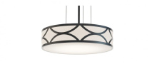 AFX Lighting, Inc. (Canada) LAKP16MBBK - Lake 3 Light 16'' Pendant, 120V, BK