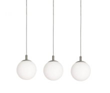 AFX Lighting, Inc. (Canada) LRTP07MBSNLNR3 - Loretto 3 Light Linear Pendant,120V,Satin Nickel