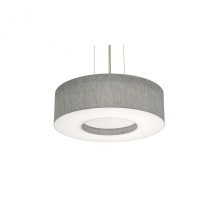 AFX Lighting, Inc. (Canada) MCP1524MBBK-GY - Montclair 15'' Med Base Pendant - BK w/ GY