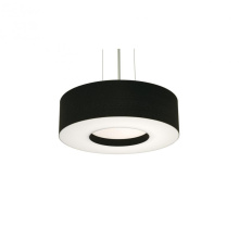 AFX Lighting, Inc. (Canada) MCP1524MBSN-BK - Montclair 15'' Med Base Pendant - SN w/ BK