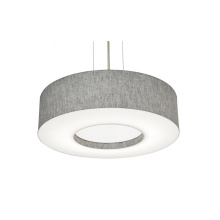 AFX Lighting, Inc. (Canada) MCP1932MBBK-GY - Montclair 19'' Med Base Pendant - BK w/ GY