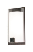 AFX Lighting, Inc. (Canada) NLS061214LAJUDKB - Nolan 12'' LED Sconce - Oakley Bronze Finish - White Acrylic Shade