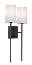 AFX Lighting, Inc. (Canada) ROSS1020CBBK - Rose 2 Light Sconce CB BK