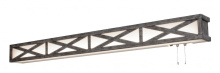 AFX Lighting, Inc. (Canada) SCTB5054L30ENDG - Scott - 50'' Over Bed Light Fixture - Distressed Grey Finish - White Acrylic Shade