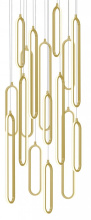 AFX Lighting, Inc. (Canada) SIEP99LAJD1GDRND16 - Sienna 24'' LED Round Pendant 232W,5 CCT,GD
