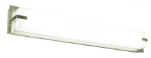 AFX Lighting, Inc. (Canada) SNV480540LAJD2SN - Sinclair 50'' LED Vanity - Satin Nickel Finish - White Acrylic Shade