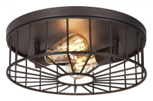 AFX Lighting, Inc. (Canada) THEF13MBBK - THEO FLUSHMOUNT MEDIUM BASE 120V