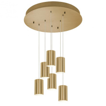 AFX Lighting, Inc. (Canada) TYKP04MBSBRND6 - Tyke 6 Light Round Pendant MB 120V,SB