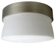 AFX Lighting, Inc. (Canada) ARMF1F13SNECT - One Light Satin Nickel Opal Glass Drum Shade Flush Mount
