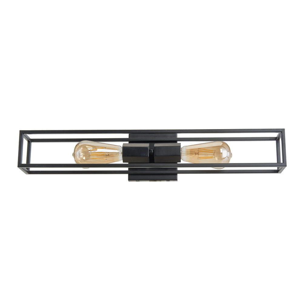Avista Ridge 23&#34; Vanity Wall Light Sconce Black