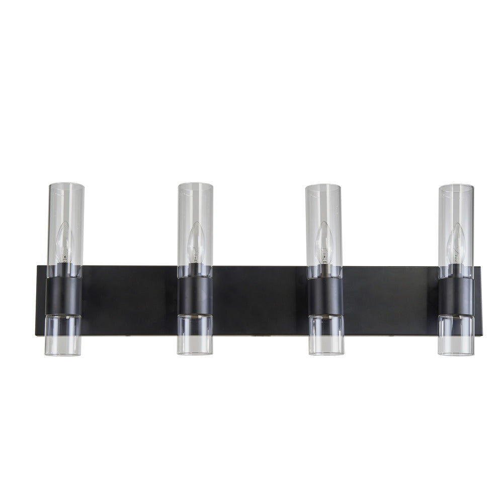 Avista Core 30&#34; 4-Light Vanity Wall Light Black
