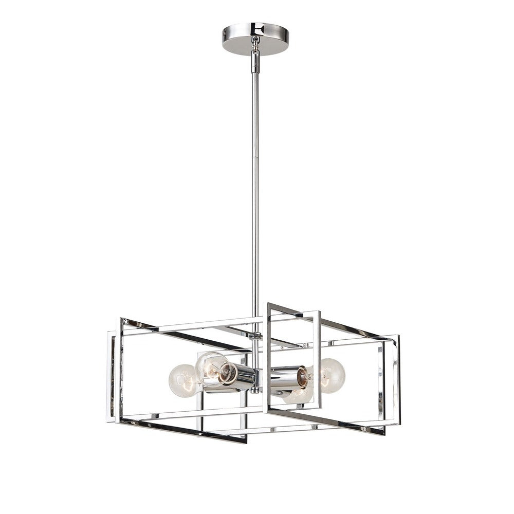 Avista Korson 16&#34; 4-Light Chrome Pendent