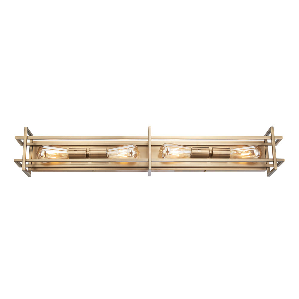Avista Korson 36&#34; 4- Light Antique Brass Vanity Wall Light