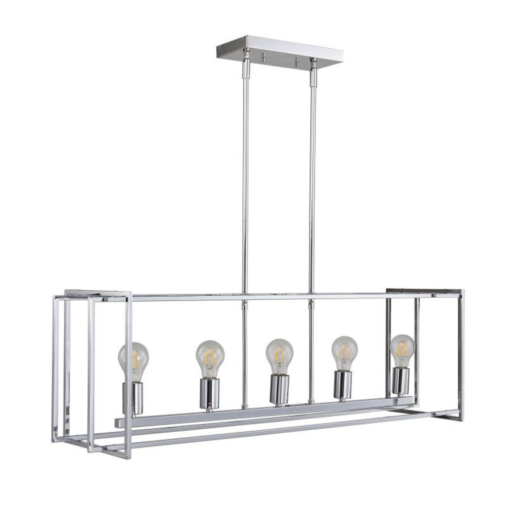 Avista Korson 39&#34; Linear Chrome Pendant