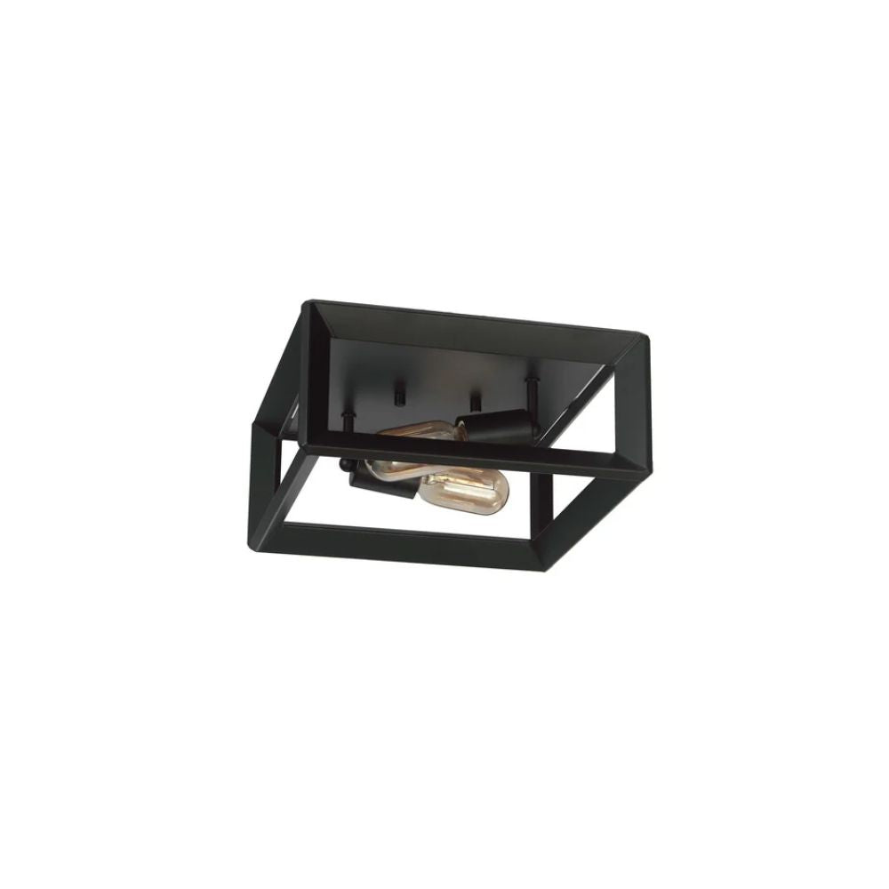 Avista Metro 12&#34; Flush Mount Black