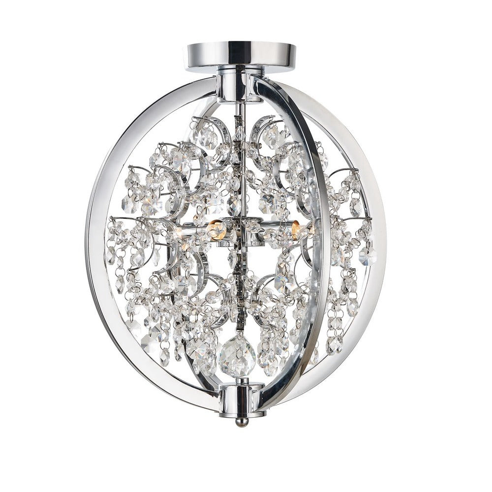 Avista Belair Semi -Flush 14&#34; Chrome
