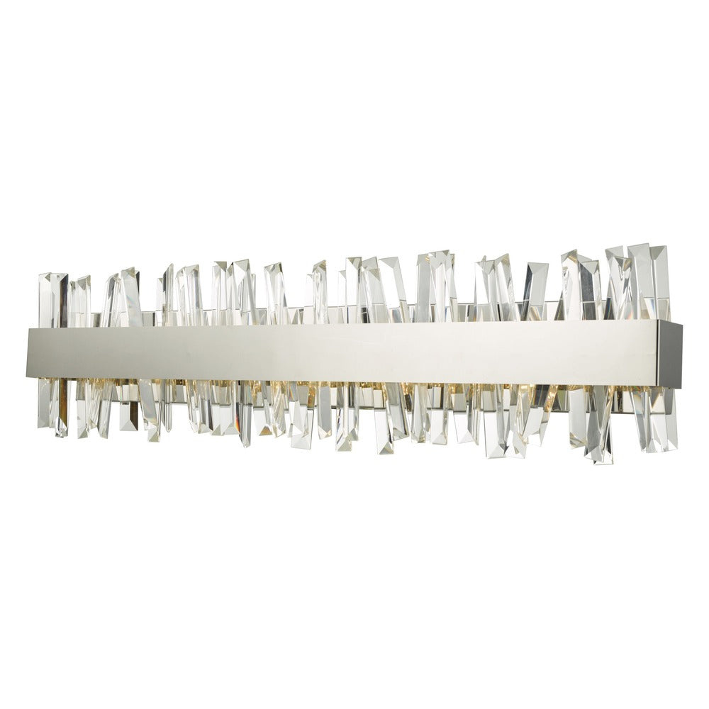 Avista Geo Vanity Wall Light 32&#34; Chrome -LED