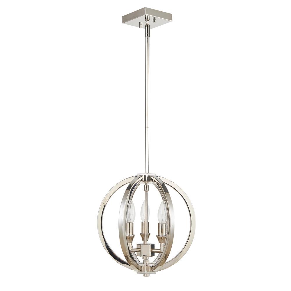 Avista Middleton 14&#34; Chandelier Polished Nickel