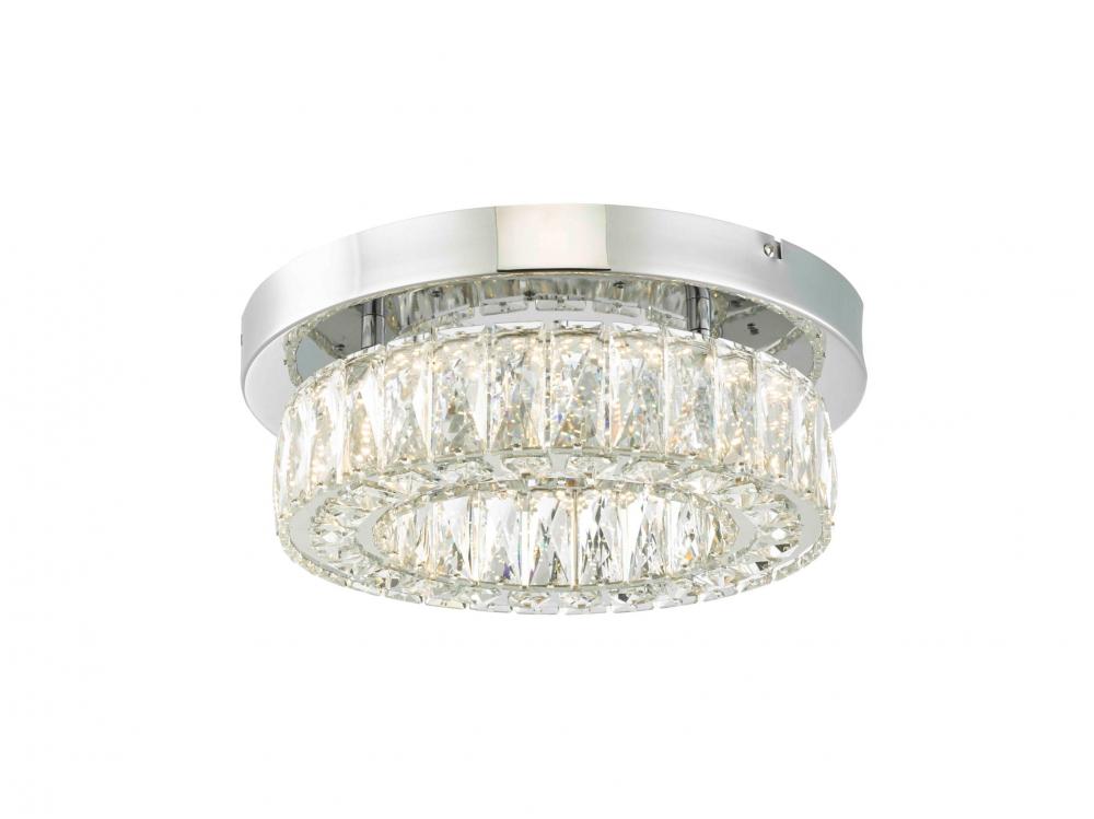 Avista Gem 15&#34; RD LED Flush Mount