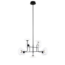 Avista Lighting Inc A1899BK - Avista Helix Chandelier 9-Light Black -LED