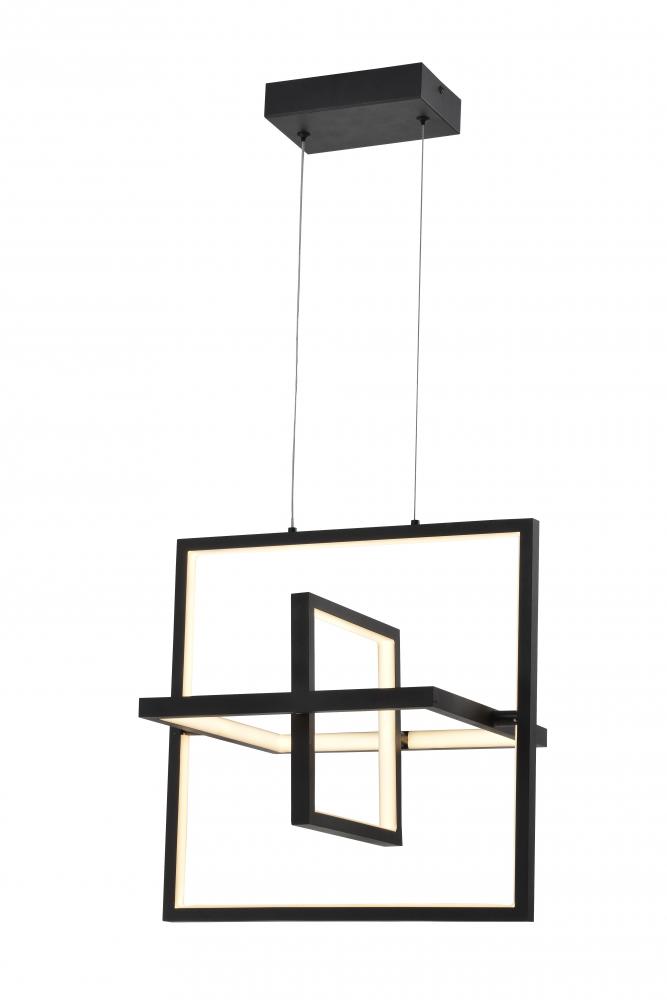 19&#34; 45 W LED Pendant, initial lumen,2800 in black, Available till stock last