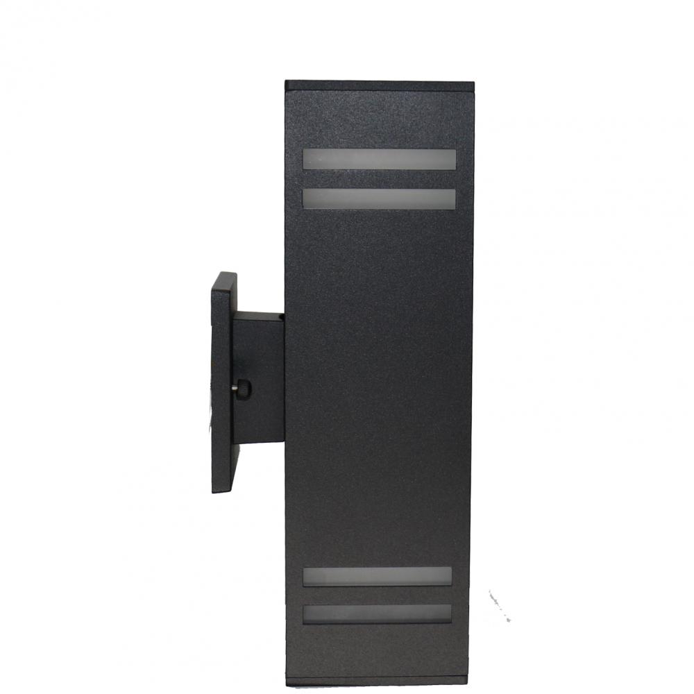 11&#34; Aluminium die casting E26 Outdoor Wall Lighting 2*60W Black