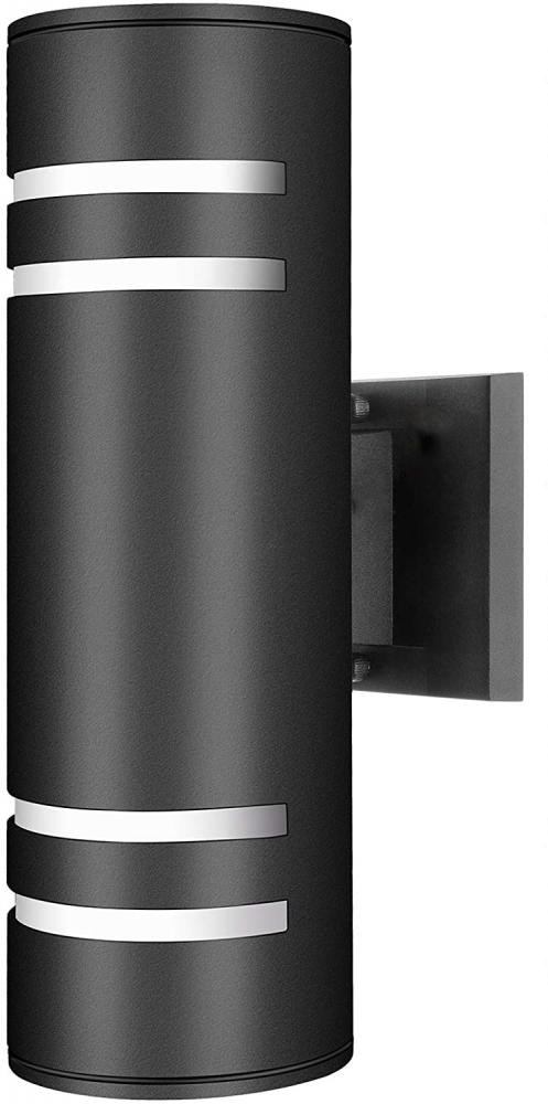 13.5&#34; Aluminium die casting E26 Outdoor Wall Lighting 2*60W Black