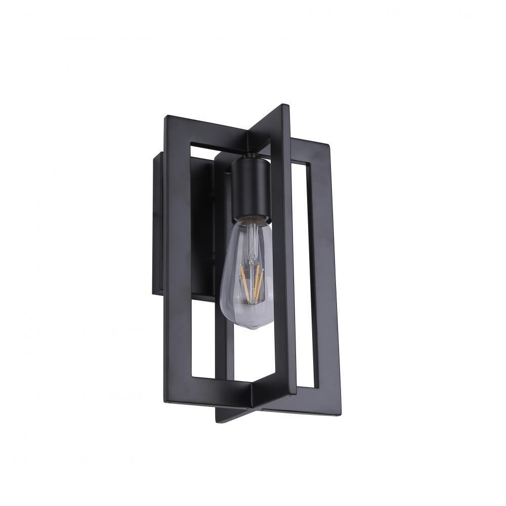 11&#34; Outdoor Wall Lighting with 1X60W E26. Finish: Black Dimensions : H=11&#34; W : 7.00&#34;