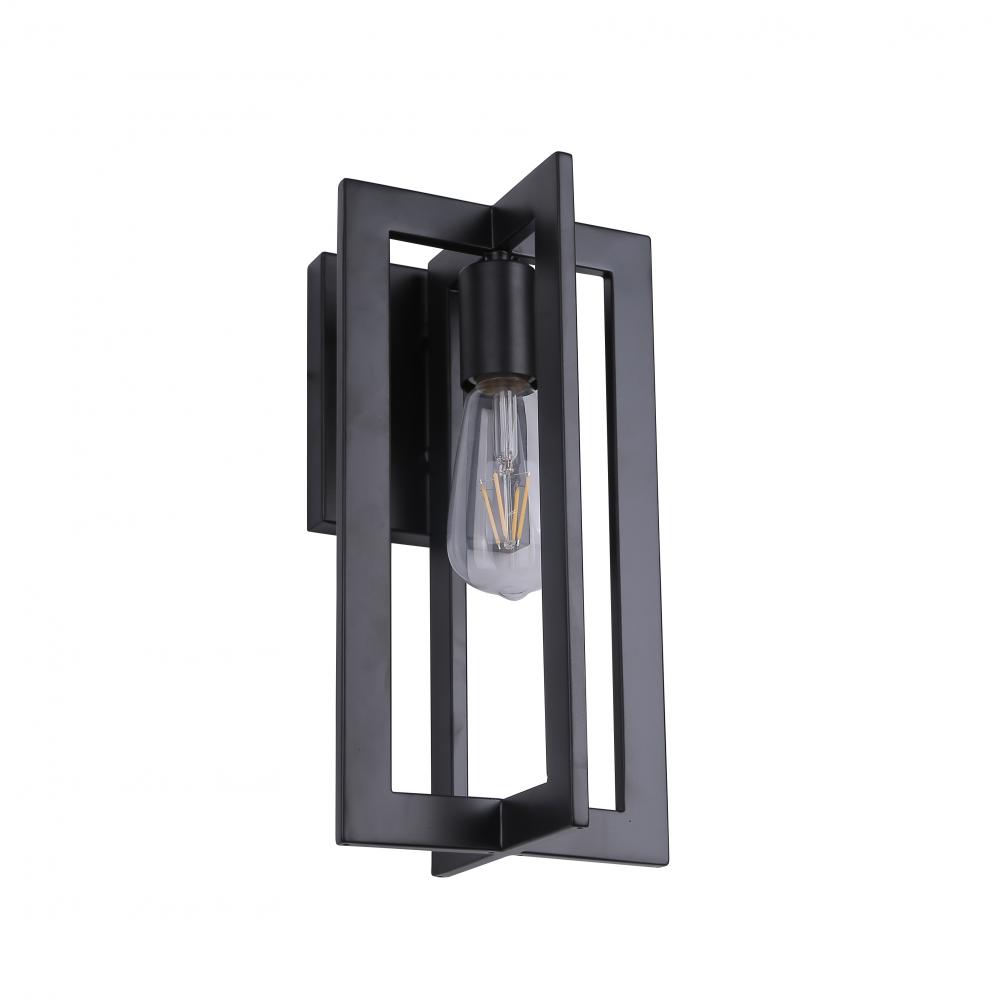 13&#34; Outdoor Wall Lighting with 1X60W E26. Finish: Black Dimensions : H=11&#34; W : 7.00&#34;