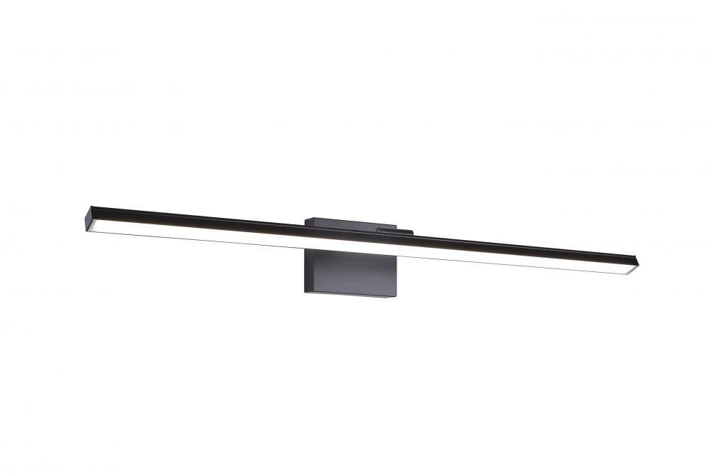 36&#34; 21W 2310LM 3CCT 3000K, 4000K, 5000K Vanity in Black finish with Adjustable Head