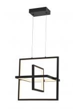 Lit Up Lighting LIT3630BK - 19" 45 W LED Pendant, initial lumen,2800 in black, Available till stock last