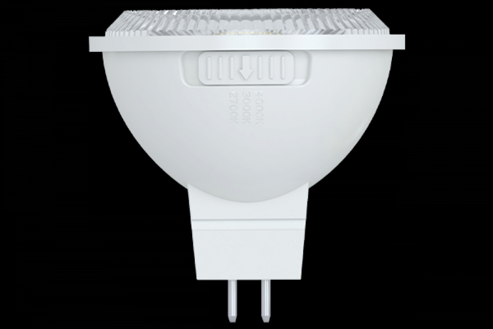 LED LAMP MR16 GU5.3 BASE 6W 500LM 12V 27/30/40K DIMMABLE 25° STD