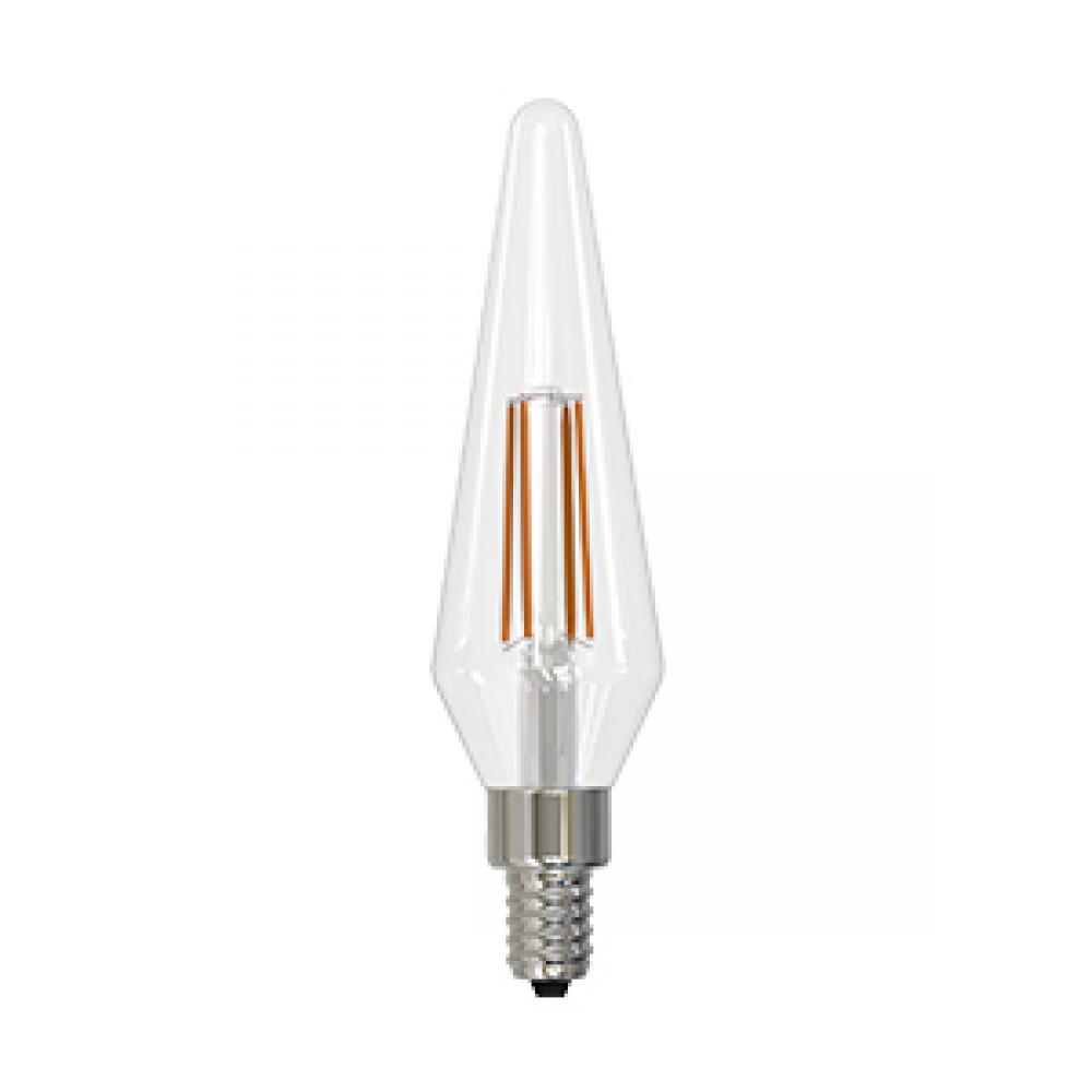 LED Filament Lamp HX5.5 E12 Base 4W 320Â° 120V 27K Clear Vertical Dim 37 5LM Standard