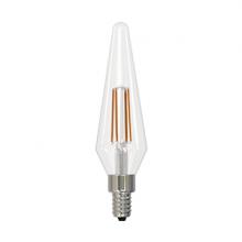 Stanpro (Standard Products Inc.) 68962 - LED Filament Lamp HX5.5 E12 Base 4W 320Â° 120V 27K Clear Vertical Dim 37 5LM Standard