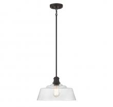 Savoy House Meridian CA M7023ORB - 1-Light Pendant in Oil Rubbed Bronze