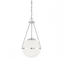 Savoy House Meridian CA M7025CH - 1-Light Pendant in Chrome