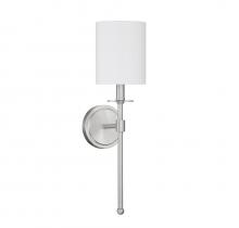 Savoy House Meridian CA M90057BN - 1-Light Wall Sconce in Brushed Nickel