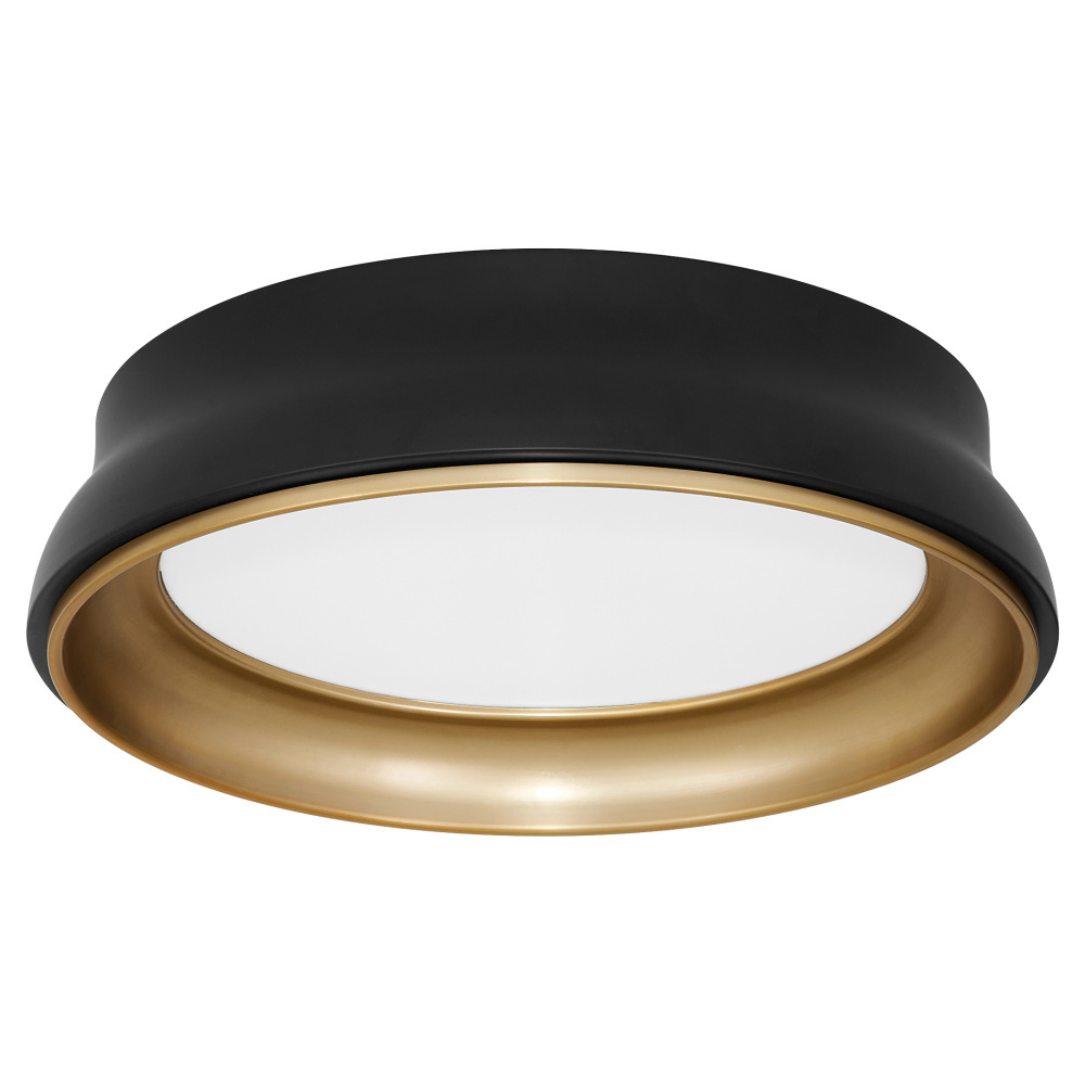 LEGEND 18&#34; SHADE KIT - MATTE BLACK/BRUSHED BRASS