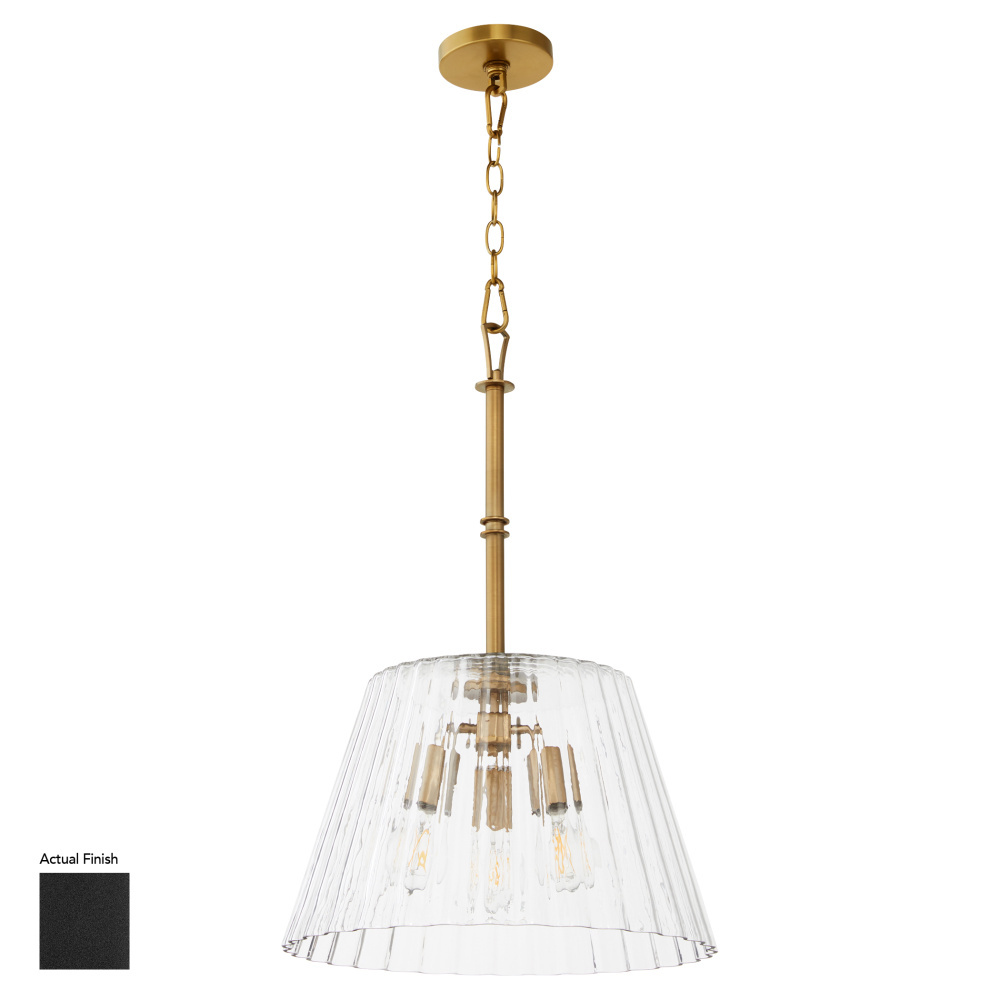 LAWTON 16&#34; PENDANT - MATTE BLACK