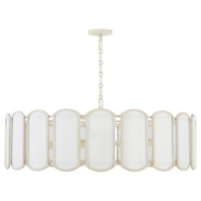 Quorum 824-8-52 - Belleview 8 Light Pendant, Wash Oak