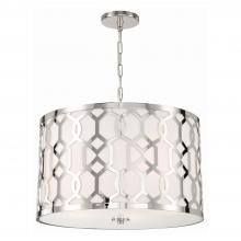 CRYSTORAMA 2266-PN - Libby Langdon Jennings 5 Light Polished Nickel Pendant