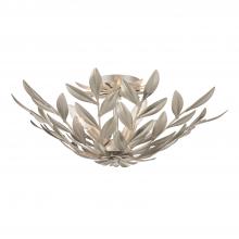 CRYSTORAMA 560-SA - Broche 4 Light Antique Silver Semi Flush Mount